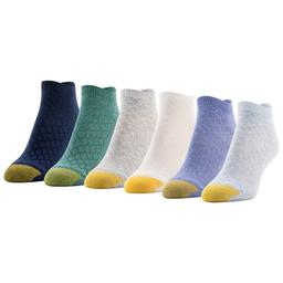 Womens Gold Toe 6Pk Diamond Txt Lnr 21.00
