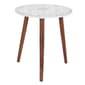 9th & Pike(R) White Wood Contemporary Accent Table - image 1