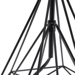 Lalia Home Studio Loft Geometric Wired Table Lamp w/Fabric Shade