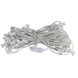 Northlight Seasonal 50ft. White C7 Christmas Light Socket Set