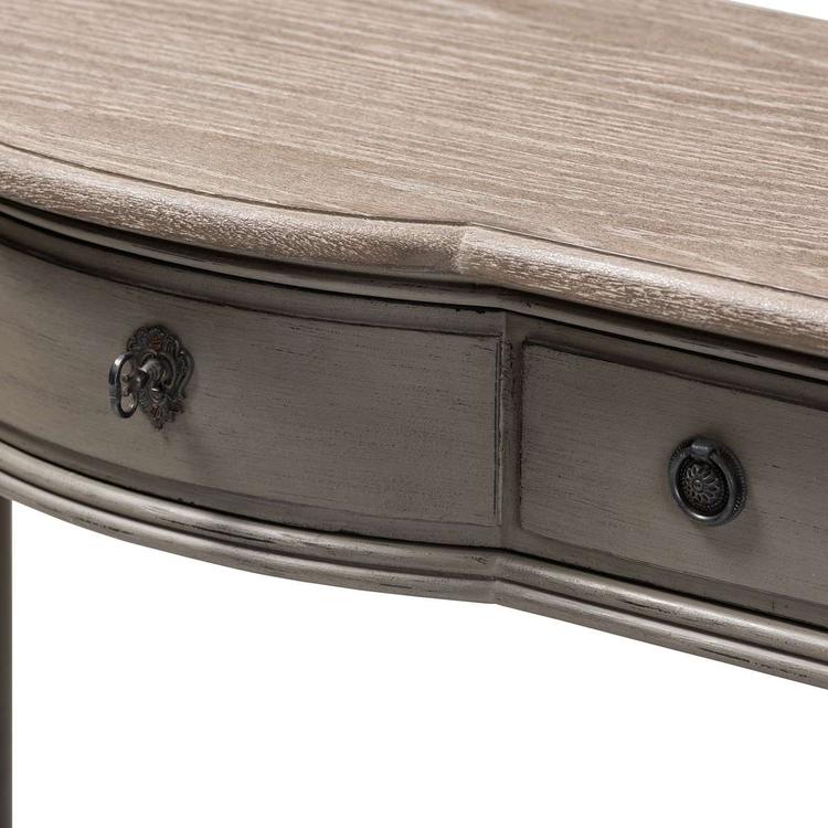 Baxton Studio Noelle 1 Drawer Wood Console Table
