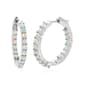 Gemstone Classics(tm) Created Opal In Out Hoop Earrings - image 1