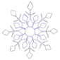Northlight Lighted Snowflake Window Silhouette Christmas Décor - image 3