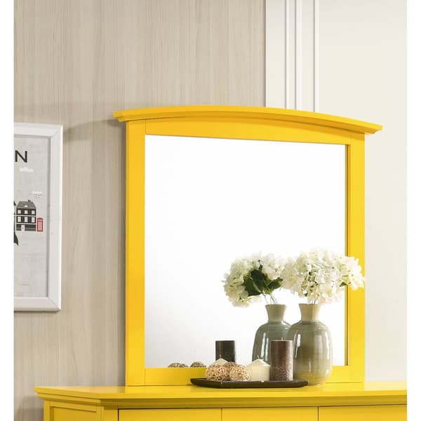 Passion Furniture Classic Rectangle Dresser Mirror - 37x35