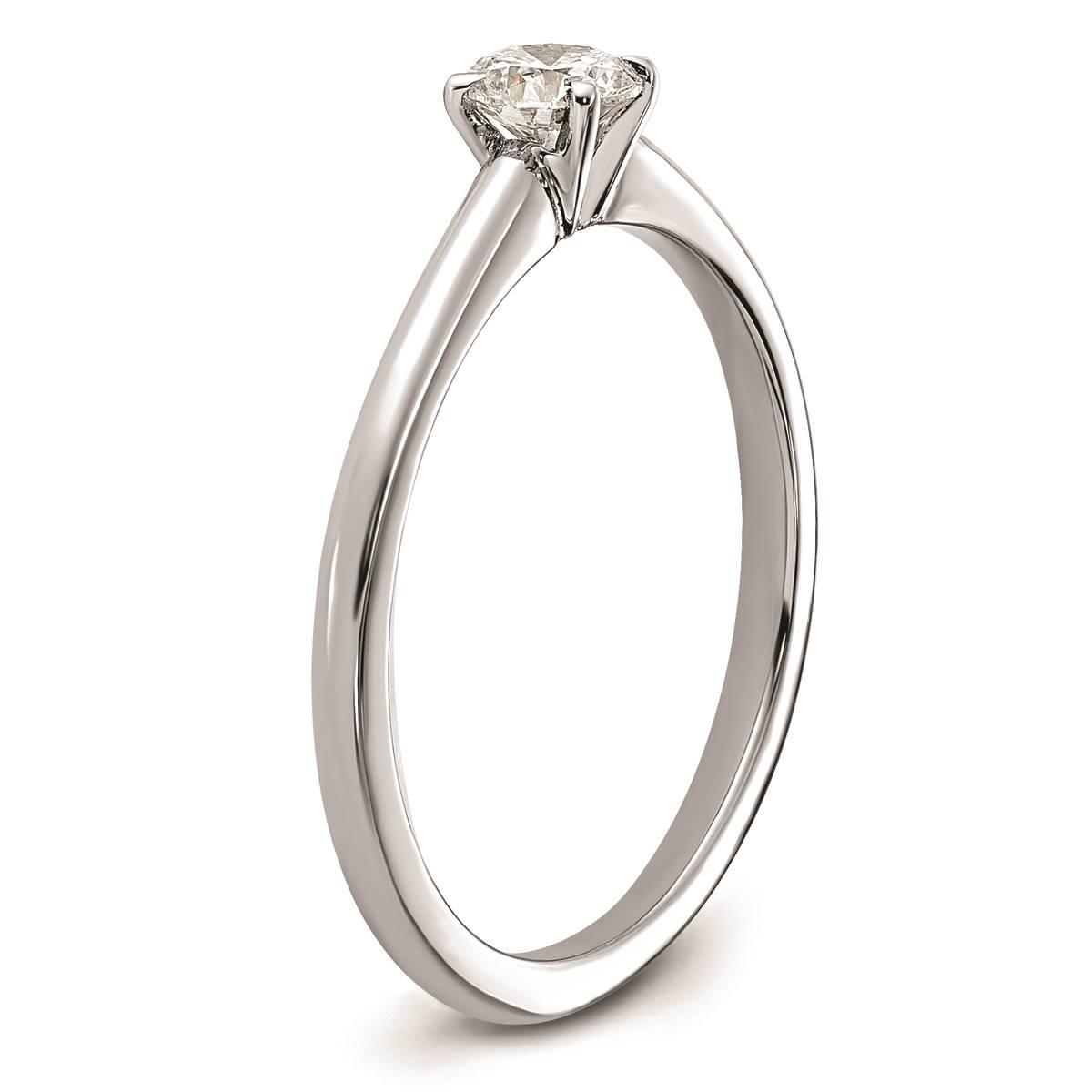 Pure Fire 14kt. White Gold Lab Grown Diamond Complete Ring