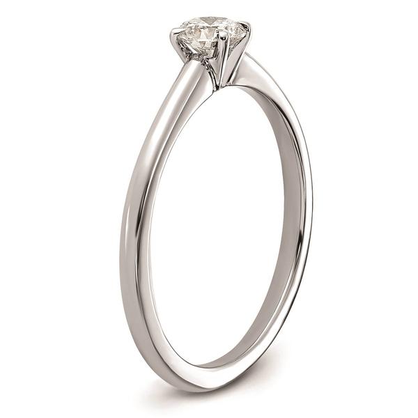 Pure Fire 14kt. White Gold Lab Grown Diamond Complete Ring