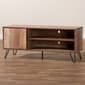 Baxton Studio Iver Rustic Oak TV Stand - image 7