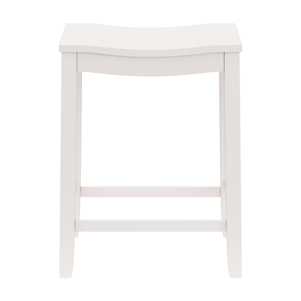 HH2 Home Fiddler Backless Saddle Seat Counter Height Stool