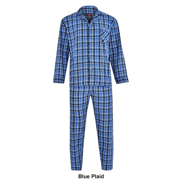 Mens Hanes&#174; Ultimate&#174; Woven Plaid Pajama Set