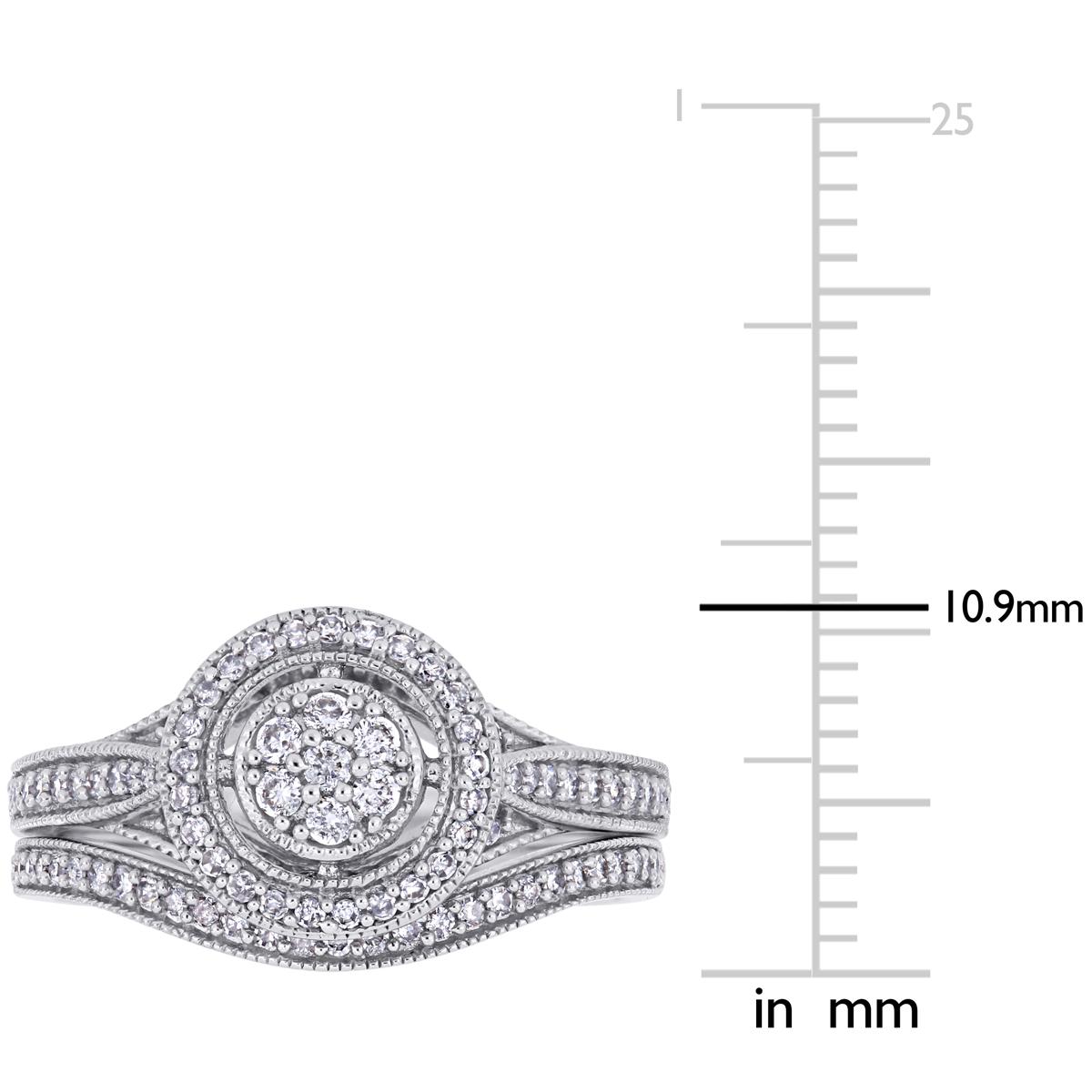 Diamond Classics™ 10kt. White Gold 2/5ctw. Diamond Bridal Set