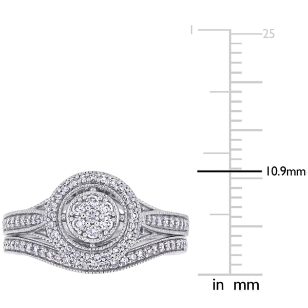 Diamond Classics™ 10kt. White Gold 2/5ctw. Diamond Bridal Set