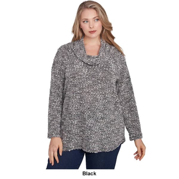 Plus Size Ruby Rd. Must Haves II Cowl Neck Pullover Sweater