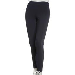 Womens HUE® Wide Waistband Blackout Cotton Leggings