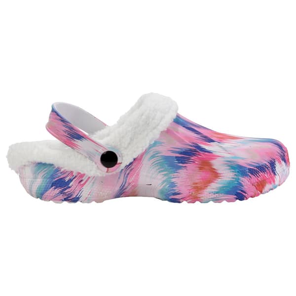 Womens Ella &amp; Joy Abstract Lined Clogs