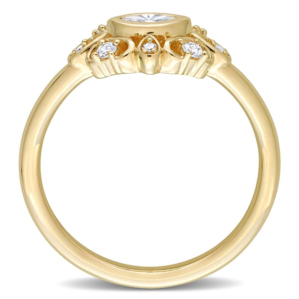 Diamond Classics™ 14kt. Gold 1/4ctw. Diamond Cluster Ring