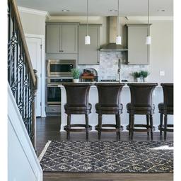 New Ridge Home Goods Chapman Counter-Height Barstool - Walnut