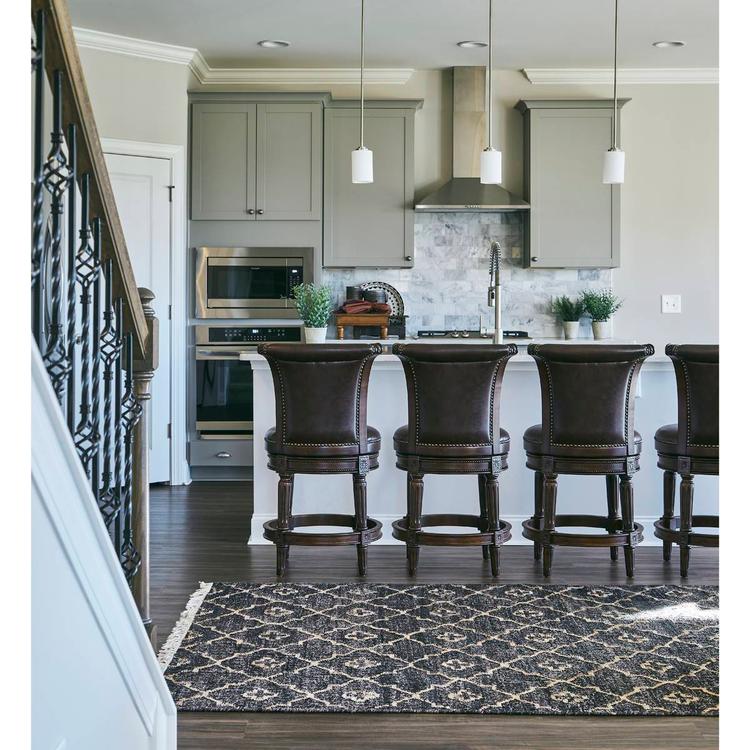 New Ridge Home Goods Chapman Counter-Height Barstool - Walnut