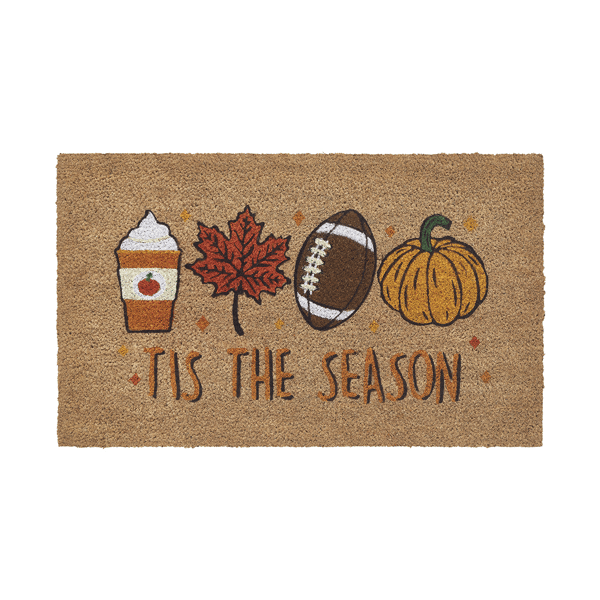 VCNY Home Tis the Season Outdoor Coir Doormat - image 
