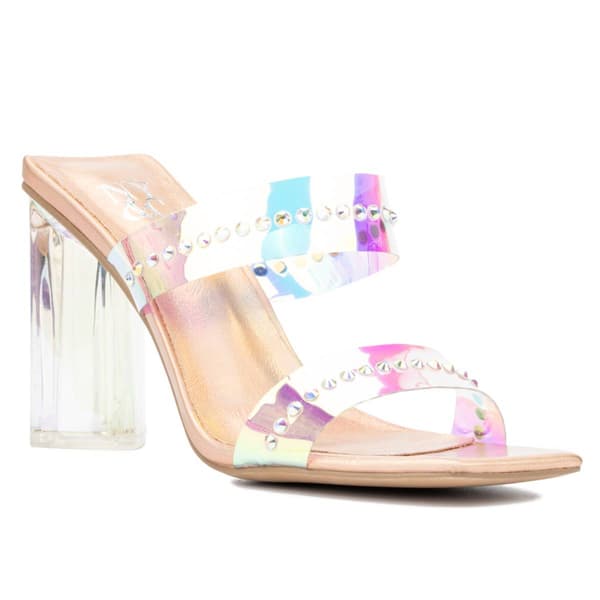 Womens New York & Company Zeta Slide Sandals - image 