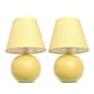 Simple Designs Mini Ceramic Globe Table Lamp - Set of 2 - image 5