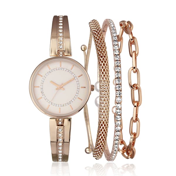 NEW: Daisy Fuentes Women's Watch Rose Gold Bracelets Bracelet gift set