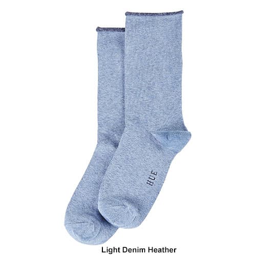 Womens HUE&#174; Jean Crew Socks