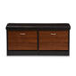 Baxton Studio Foley Two-Tone Entryway Storage Shoe Organizer - image 1
