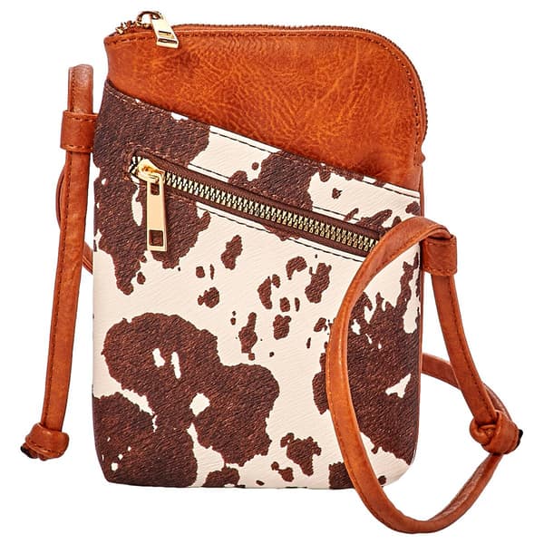 DS Fashion Cow North/South Crossbody - image 