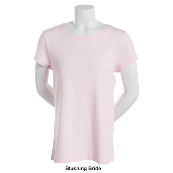 Womens Preswick &amp; Moore Short Sleeve Crew Neck Top