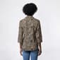 Womens Emily Daniels 3/4 Sleeve Paisley Jacquard Blouse - image 3