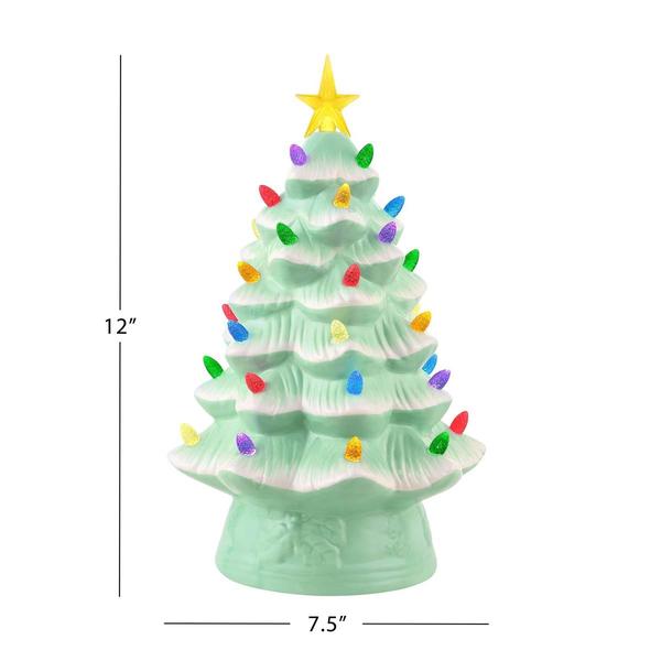 Mr. Christmas 12in. Nostalgic Seafoam Tree