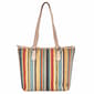 Bueno Solid Ribbon Straw Tote - image 1