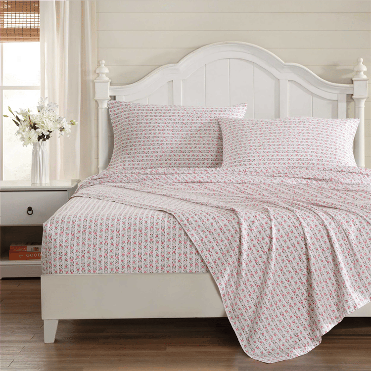 Laura Ashley® Marta Cotton Sateen Stripe Sheet Set