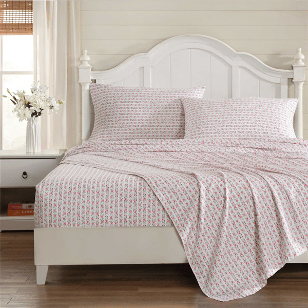 Laura Ashley® Marta Cotton Sateen Stripe Sheet Set