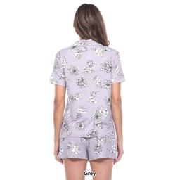 Womens White Mark 2pc. Floral Pajama Set