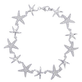 Gianni Argento 1/4ctw. Diamond Starfish Bracelet