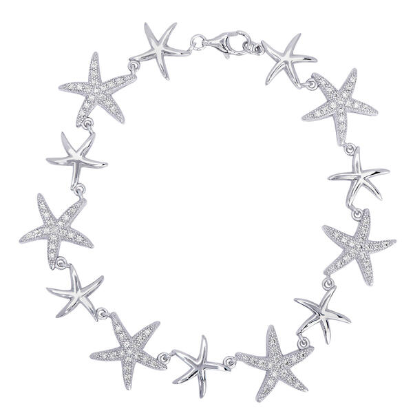 Gianni Argento 1/4ctw. Diamond Starfish Bracelet - image 