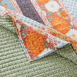 Greenland Home Fashions™ Carlie Modern Calico Stripes Quilt Set