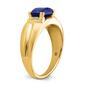 Mens Gentlemen&#8217;s Classics&#8482; 14kt. Gold Sapphire & Diamond Ring - image 6