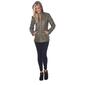 Womens White Mark Front Zip Hooded Puffer Jacket - image 2