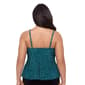 Plus Size TrimShaper Sea Stone Rachel Tankini Swim Top - image 2