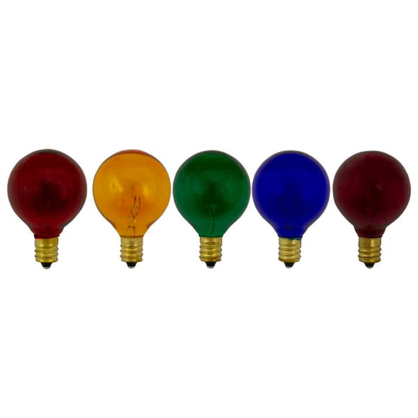 Northlight Seasonal Transparent Christmas Replacement Light Bulbs