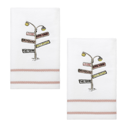 Nicole Miller City Girl 2pk. Fingertip Towels