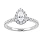 Nova Star(R) 1ctw. Lab Grown Diamond White Gold Engagement Ring - image 1