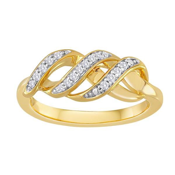 Diamond Classics(tm) Sterling Silver Diamond Ring - image 