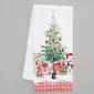Kay Dee Christmas Tree Pups Terry Kitchen Towel - image 1