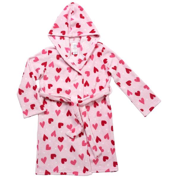 Girls Rene Rofe(R) Frostie Hugs Hearts Robe - image 