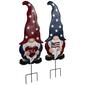 Northlight Seasonal USA Patriotic Gnome Garden Stakes - Set of 2 - image 4