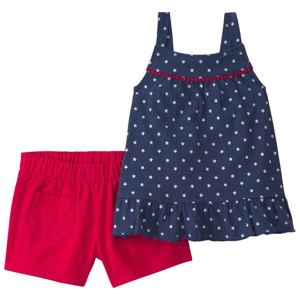 Toddler Girl Carter''s(R) Star Tank Top & Shorts Set