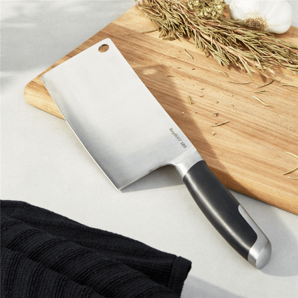 BergHOFF Leo Graphite 7in. Forged Stainless Steel Cleaver, Black - image 